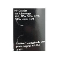 Cartucho Hp 664 Black F6v29ab - Image 2